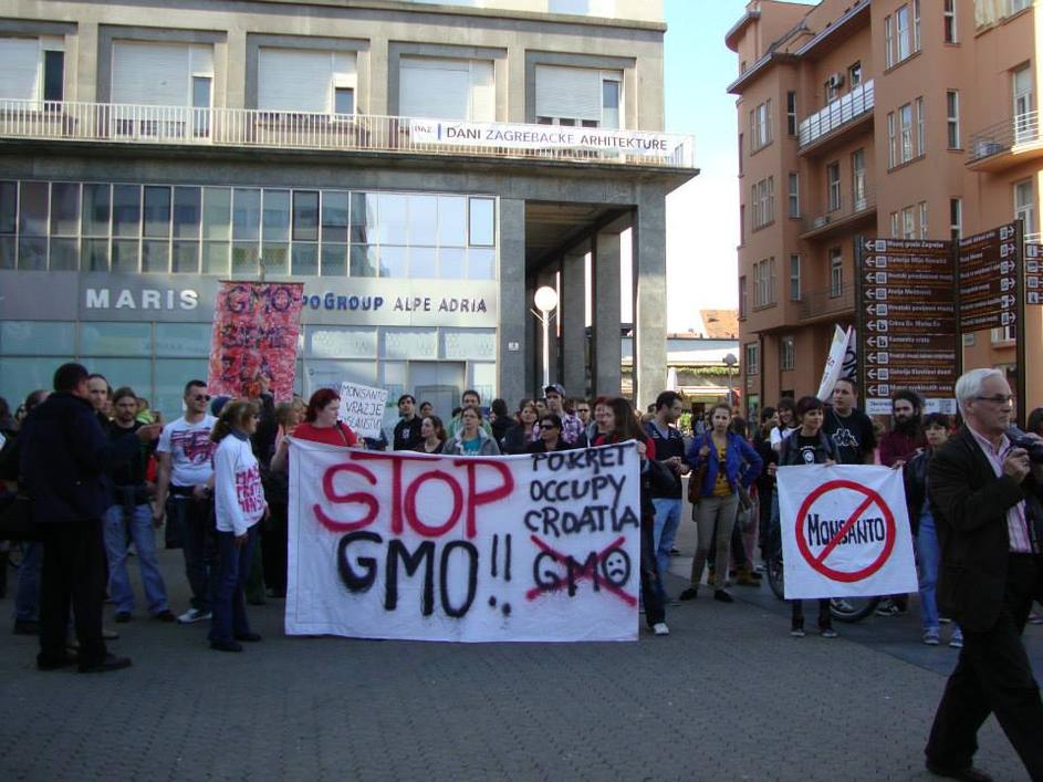 Protest v Zagrebu