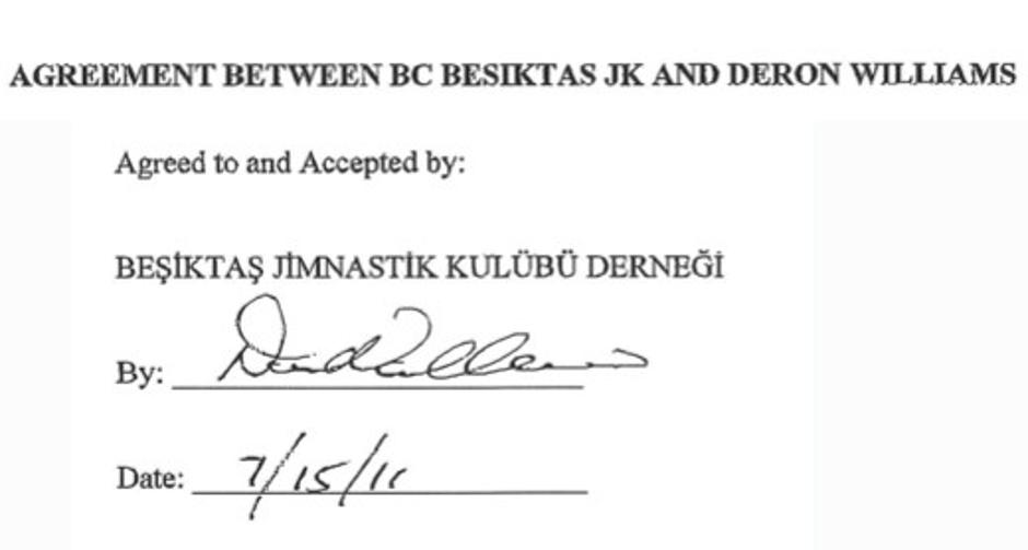 Podpis pogodbe Deron Williams | Avtor: Reševalni pas/Twitter