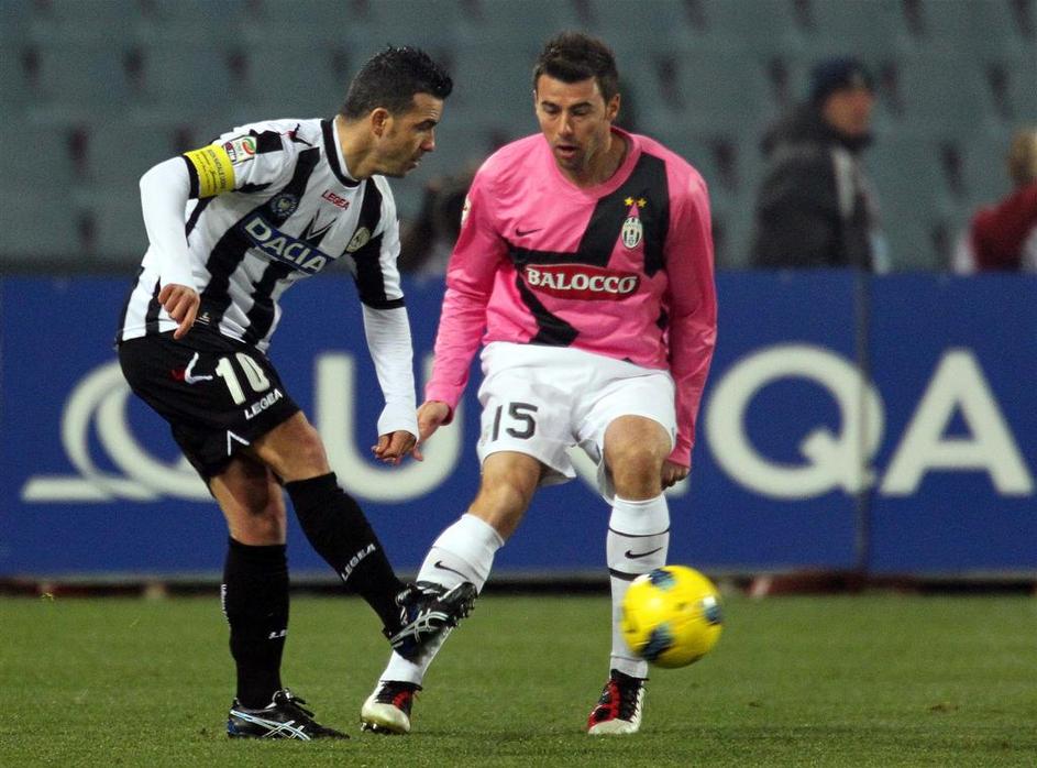 Di Natale Barzagli Udinese Juventus Serie A Italija italijanska liga prvenstvo