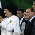 Berlusconi se je strinjal z vsem, kar je povedal libijski voditelj. (Foto: Reute