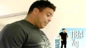 Ronaldo resničnostni šov Brazilija tehtnica teža