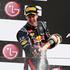 Vettel stopničke šampanjec Red Bull VN Koreje Južna Koreja Jeongam formula 1 dir