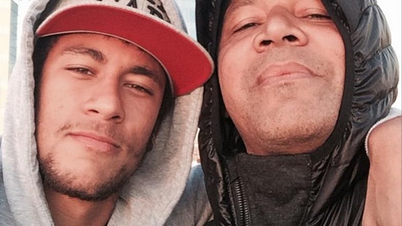 Neymar oče selfie avtoportret Instagram Barcelona Brazilija nogometaš