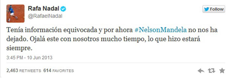 rafael nadal tvit | Avtor: Reševalni pas/Twitter