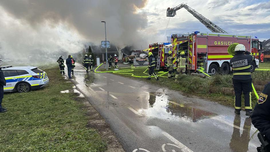 eksplozija in požar Trboje