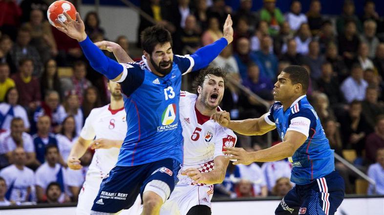 Karabatić Duvnjak Narcisse Hrvaška Francija EP v rokometu Aarhus