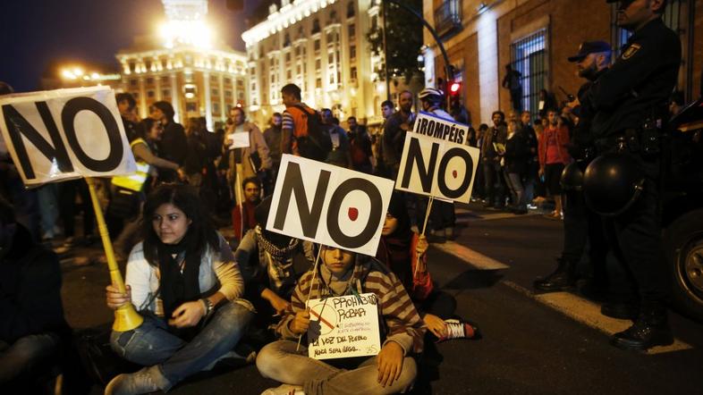 protest Španija