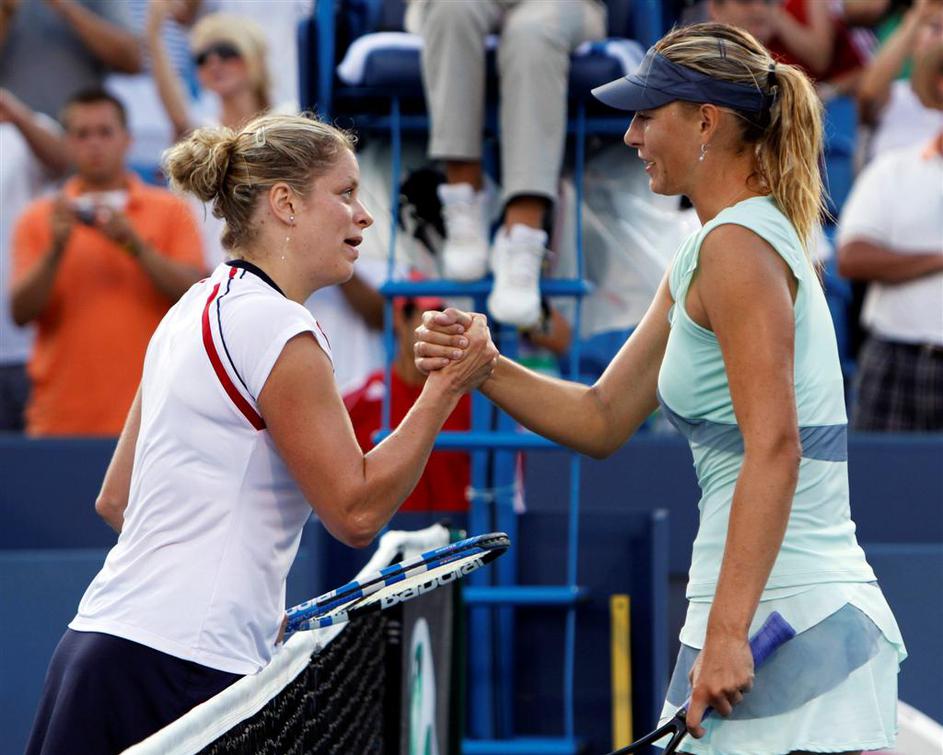 Marija Sarapova Sharapova Šarapova Kim Clijsters