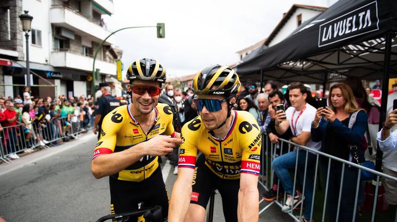 Primož Roglič in Jan Tratnik