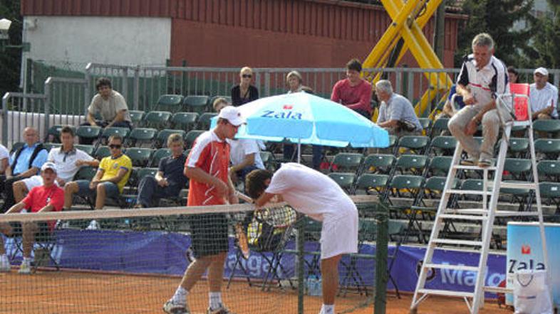 Aljaž Bedene (desno) je prišel do daleč največjega uspeha v svoji karieri. (Foto