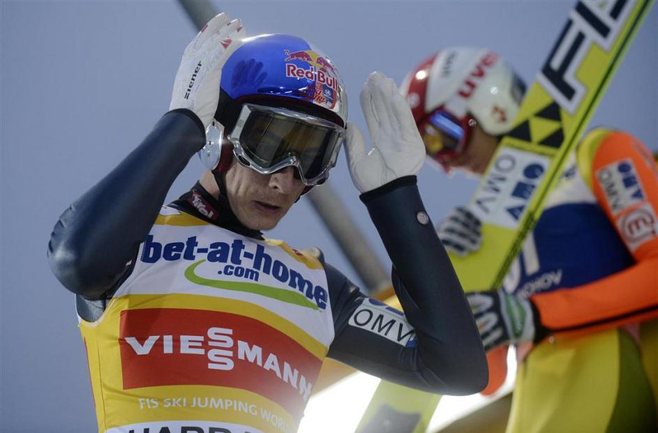 Schlierenzauer Kranjec Harrachov poleti poskusna serija trening smučarski skoki