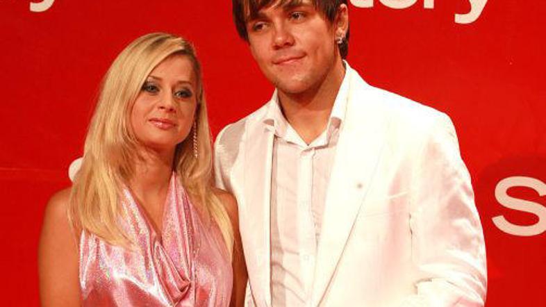 Zaljubljenca sta se poročila 16. aprila lani. (Foto: Boštjan Tacol)