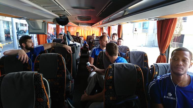 Slovenija EuroBasket 2017 Carigrad avtobus