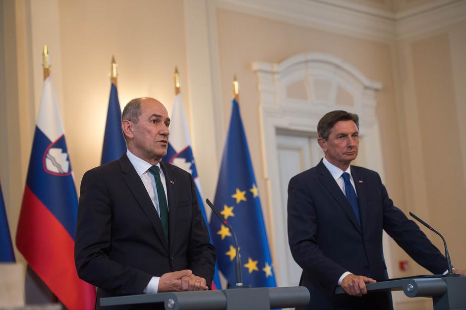 Borut Pahor in Janez Janša | Avtor: Anže Petkovšek