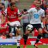 Flamini Soldado Arsenal Tottenham Premier League Anglija liga prvenstvo