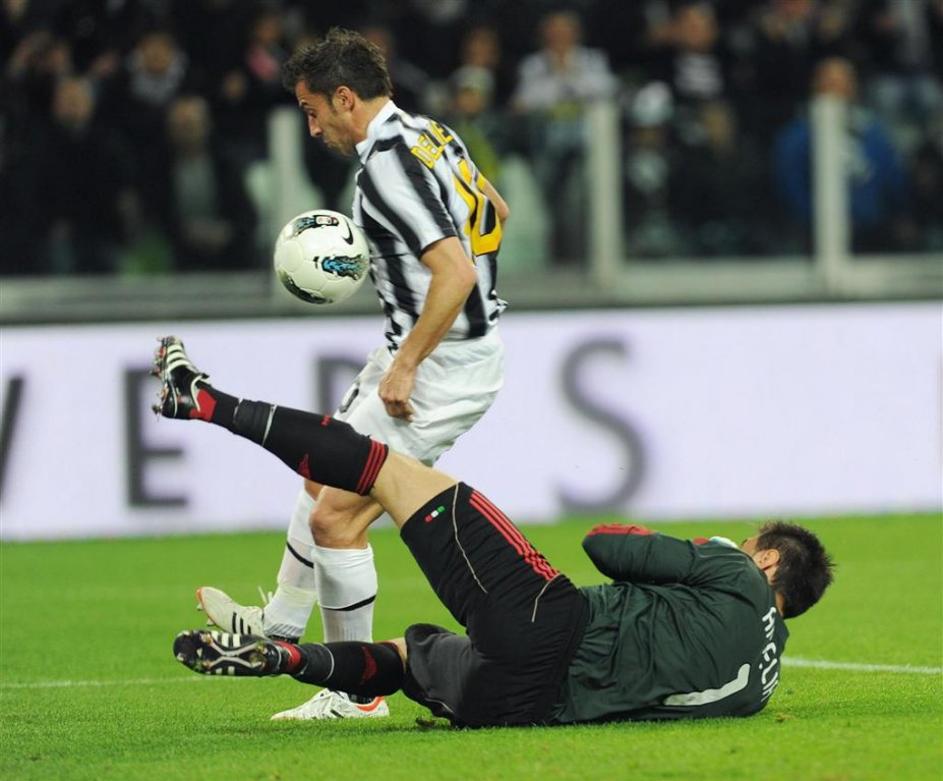 Del Piero Amelia Juventus AC Milan Coppa Italija italijanski pokal povratna tekm