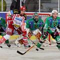 Hokejisti Olimpije so klonili proti KAC.
