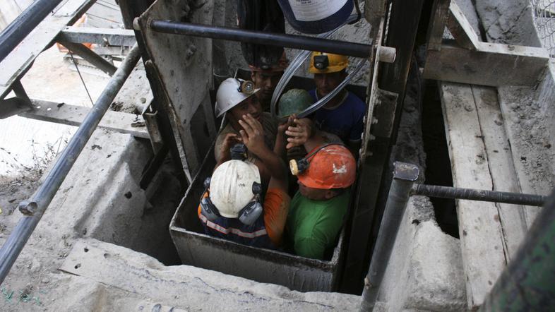 Reševanje ekvadorskih rudarjev je bilo neuspešno. (Foto: Reuters)
