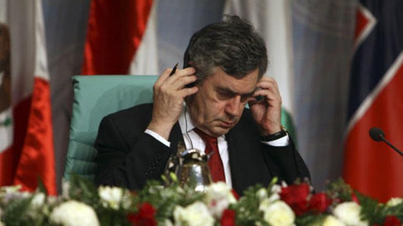 Britanski premier Gordon Brown je že napovedal, da bodo storili vse, da zmanjšaj