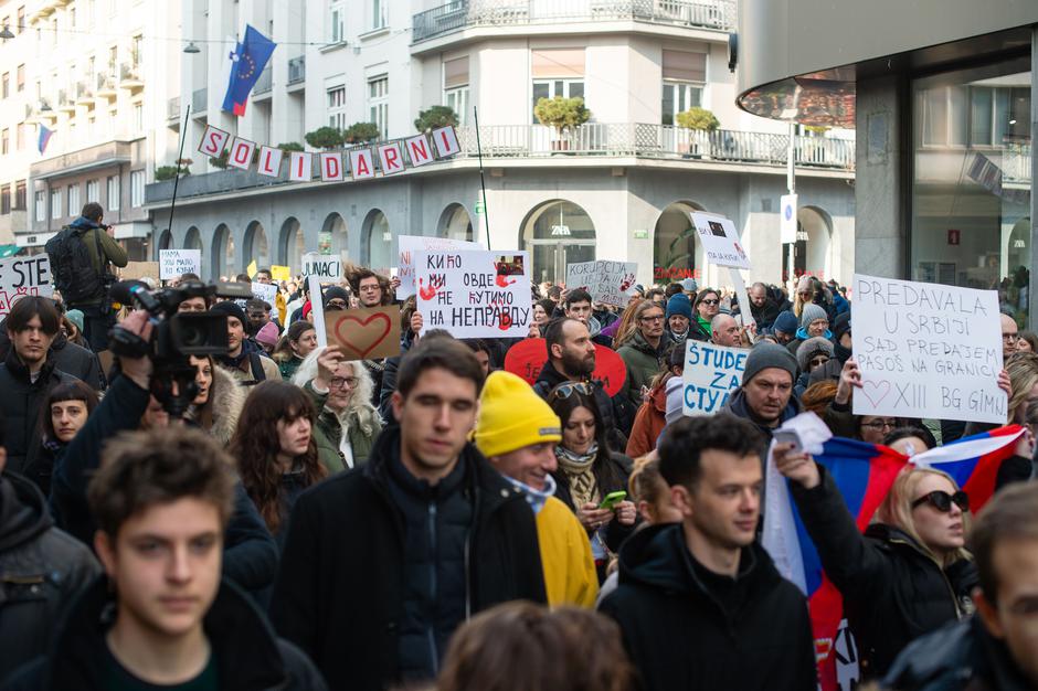 Protestni shod | Avtor: Anže Petkovšek