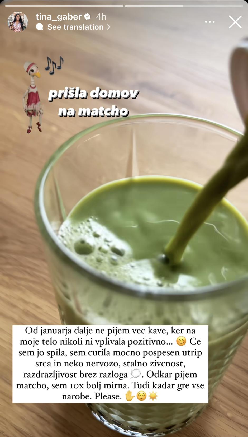 Tina Gaber | Avtor: instagram