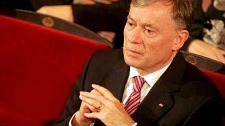 Köhler je opoldan zapuščal frankfurtski knjižnji sejem.