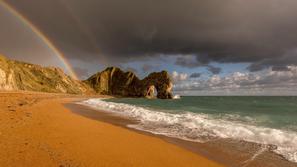 Durdle Door Beach, Dorset, Anglija