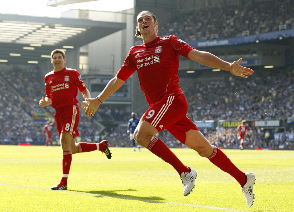 Andy Carroll Steven Gerrard Liverpool