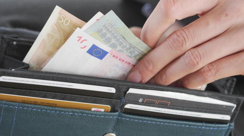 denarnica denar euro