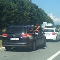 Zastoj na Gorenjski avtocesti