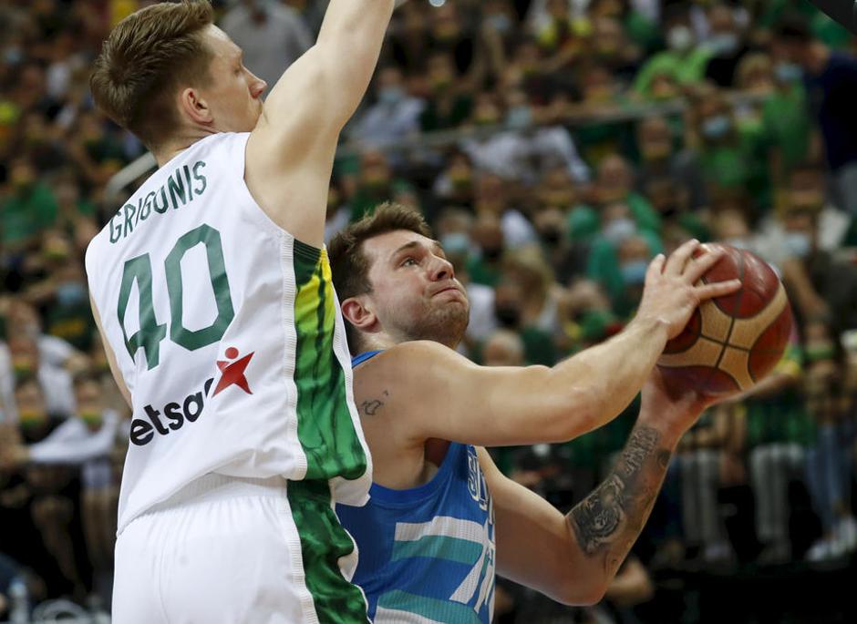Slovenija Litva košarka reprezentanca | Avtor: Epa