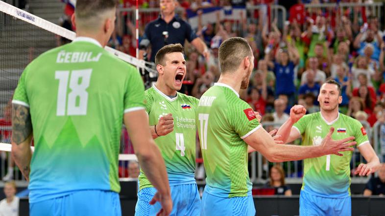 Slovenija - Nemčija, osmina finala SP v odbojki