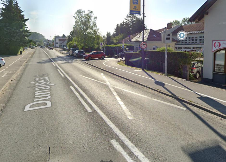 Dunajska cesta v Ljubljani, Črnuče radar | Avtor: Google Zemljevidi
