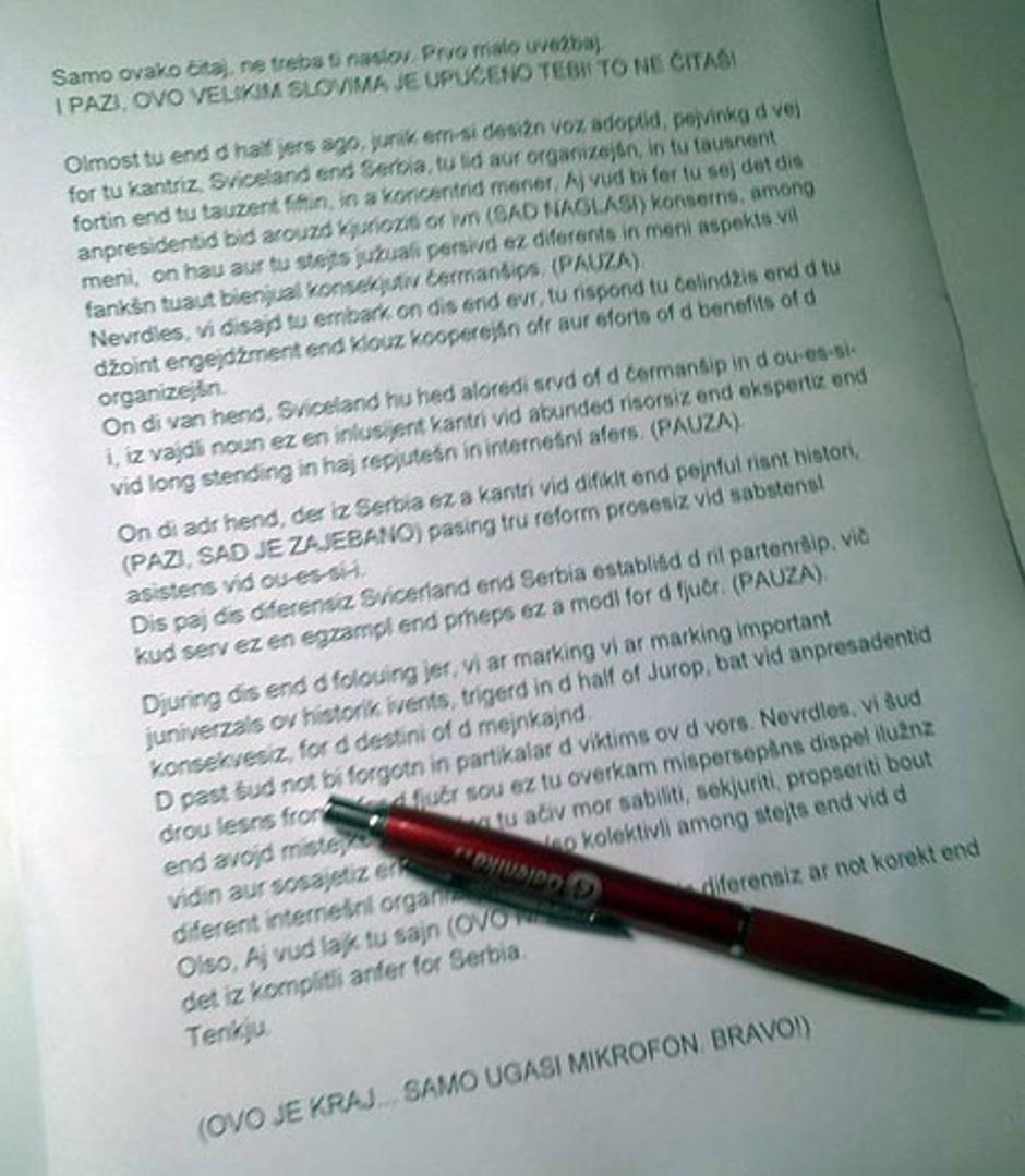 Dačićev govor | Avtor: 24sata