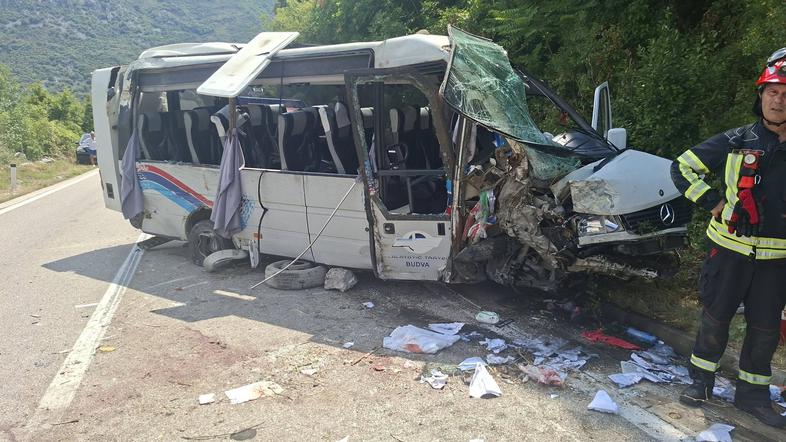 Nesreča avtobusa v Črni gori