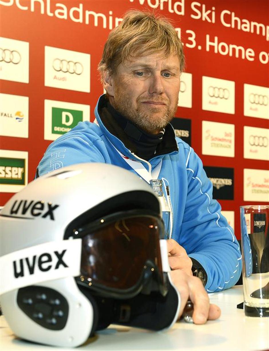 FIS predsednik Skaardal Schladming SP svetovno prvenstvo čelada kamera | Avtor: EPA