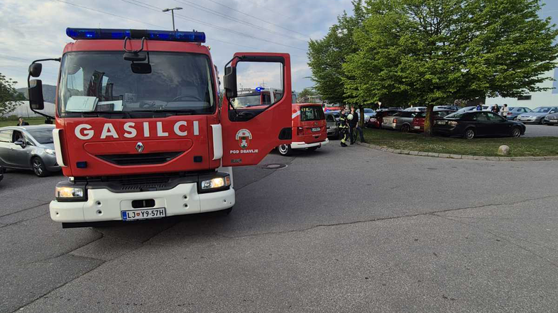 Gasilska intervencija Brilejeva ulica Ljubljana
