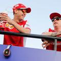 kimi raikkonen sebastian vettel