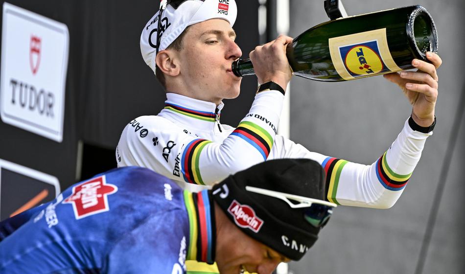 To so dosežki in rekordi, ki jih je danes zbral Pogačar