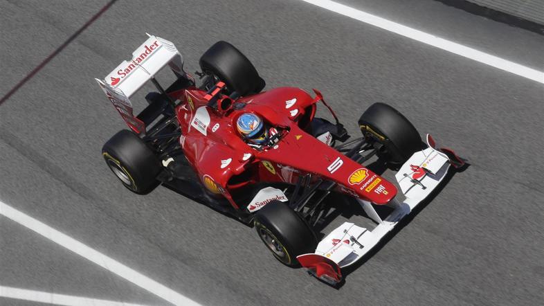 Ene same stopničke so mnogo manj od najvišjih pričakovanj Ferrarija. (Foto: Reut