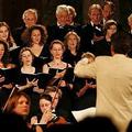 V Ljubljani je londonski zbor Philharmonia Chorus ob spremljavi tolkal in klavir