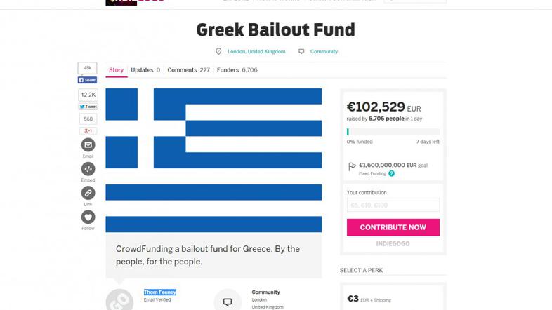Grčija indiegogo