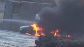 Električno vozilo zagorelo