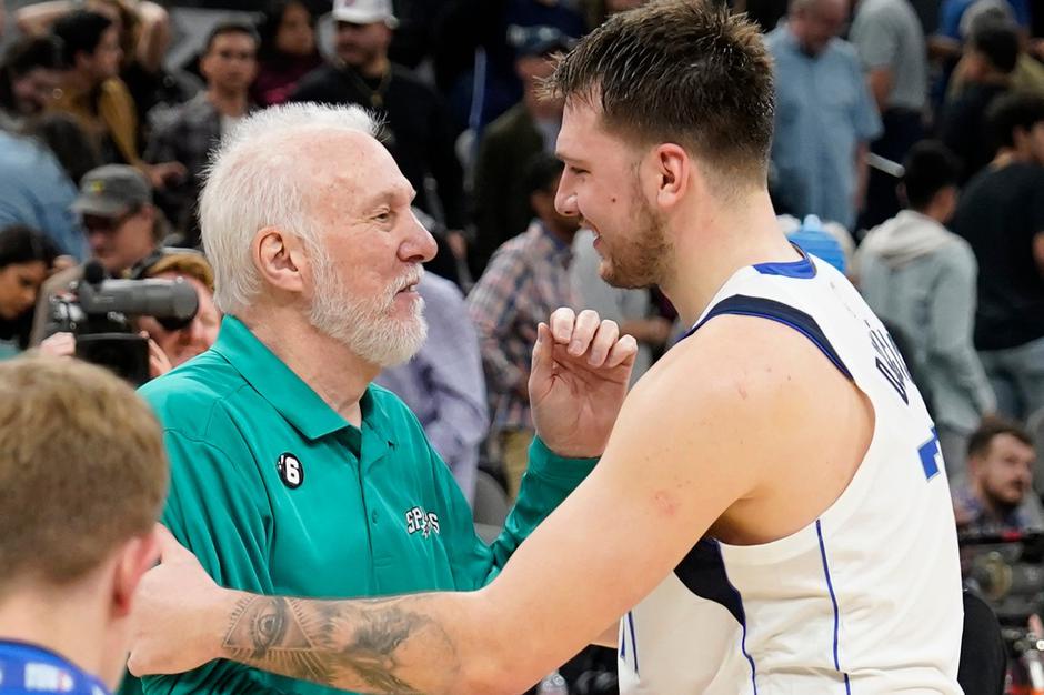 Gregg Popovich, Luka Dončić | Avtor: Profimedia
