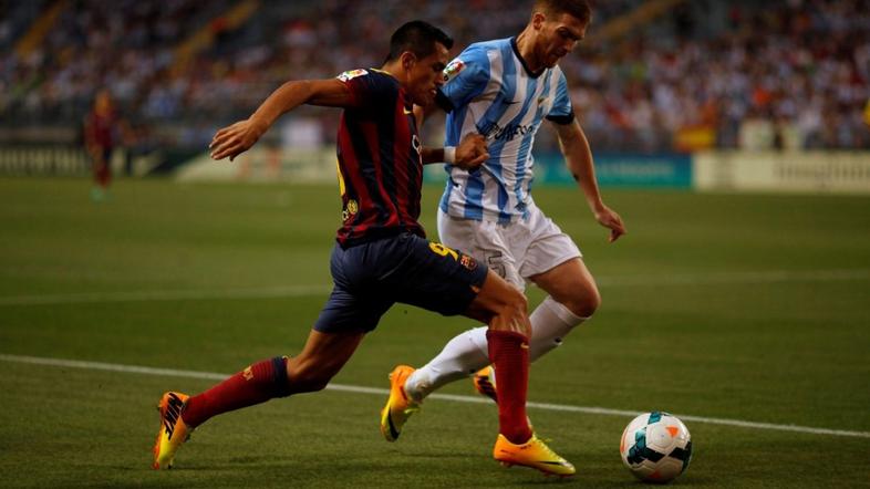 Alexis Sanchez Antunes Malaga Barcelona Liga BBVA Španija liga prvenstvo