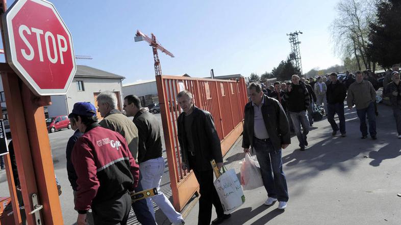 Nekdanji delavci celjskega Gradisa aprila še niso slutili, da zanje po stečajnem