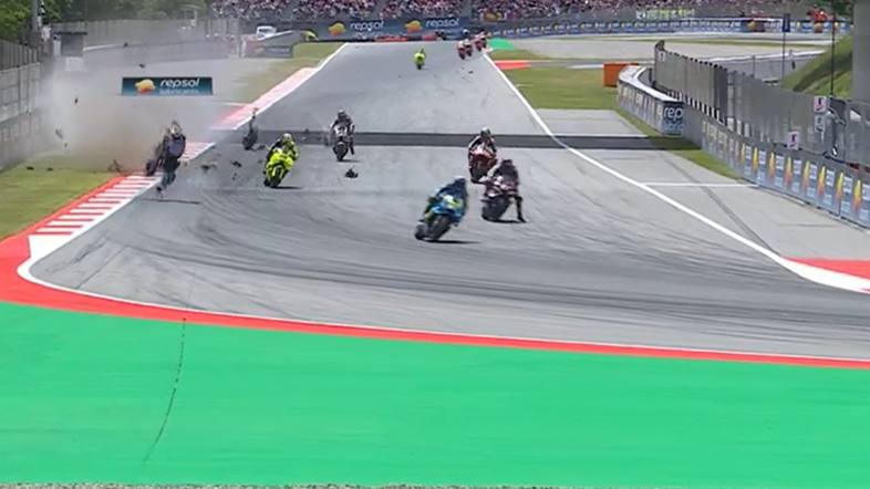 MotoGP, nesreča Alex Marquez