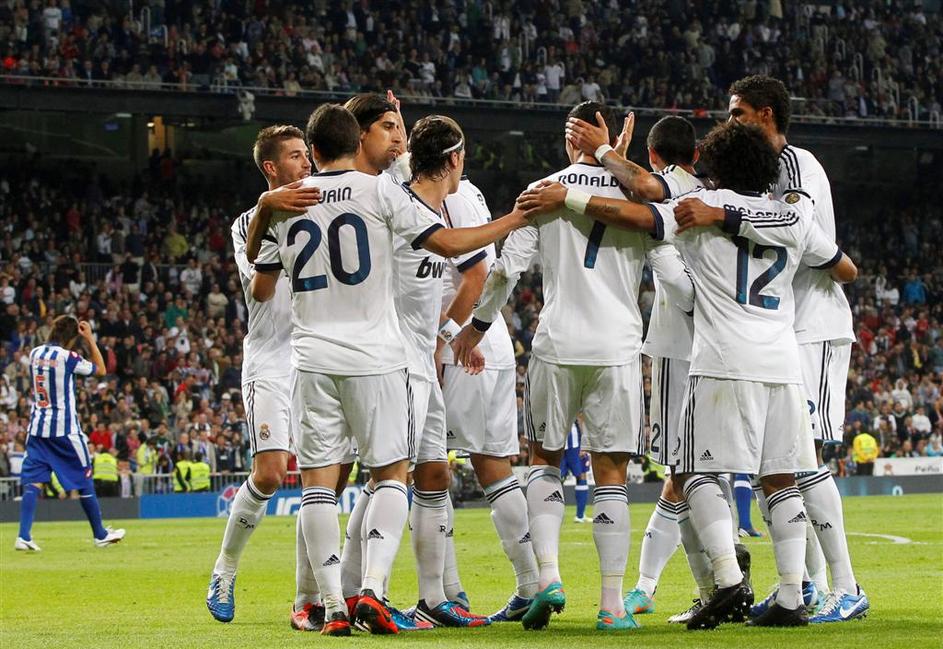 Özil Ronaldo Marcelo Varane Khedira Ramos Real Madrid Deportivo Liga BBVA Španij