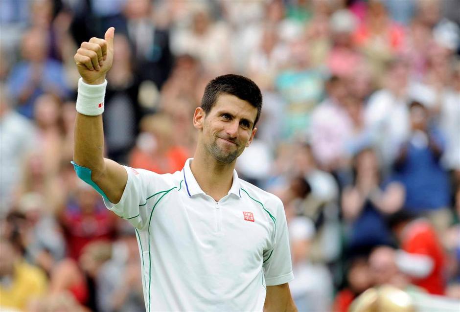 Djoković Đoković Štepanek Wimbledon OP Velike Britanije tenis tretji krog | Avtor: EPA