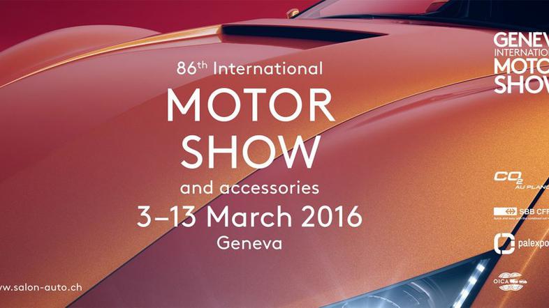 Avtosalon Ženeva poster